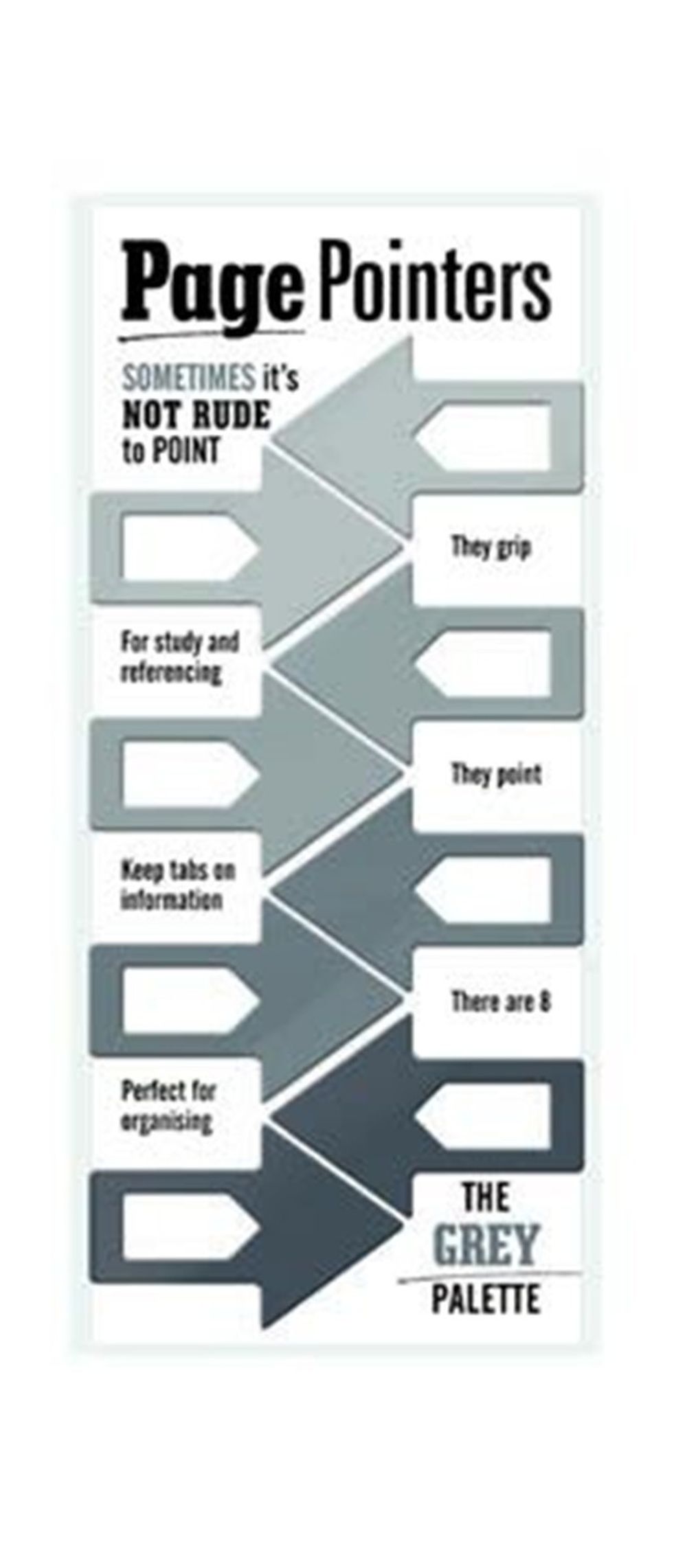 Page Pointers Gray