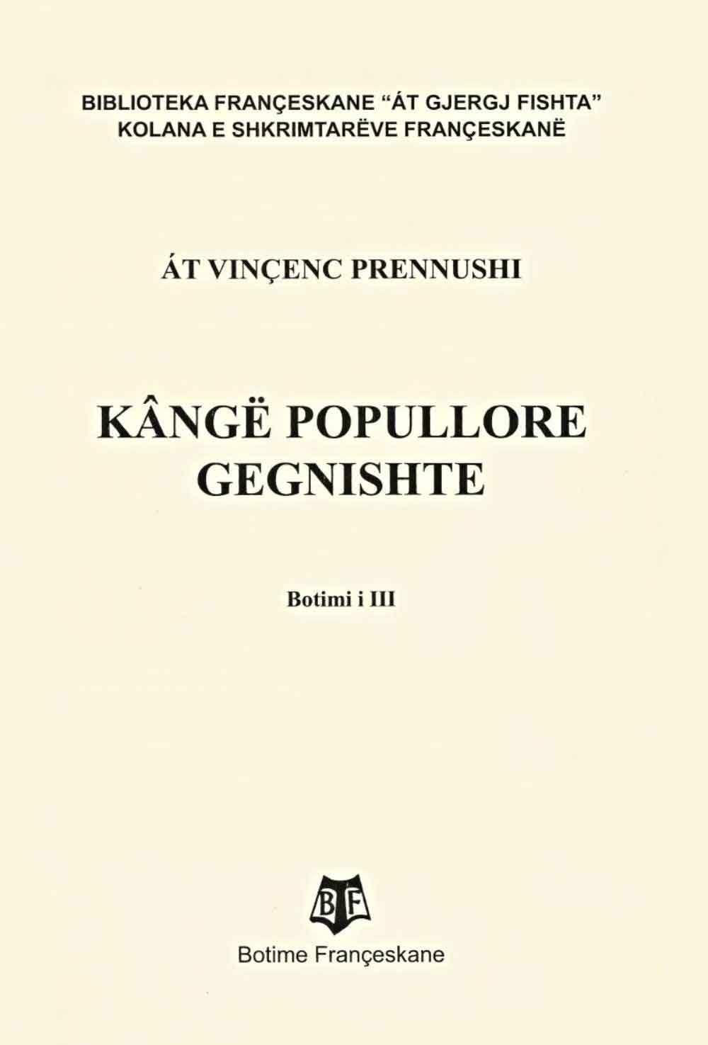 Kange Popullore Gegnishte