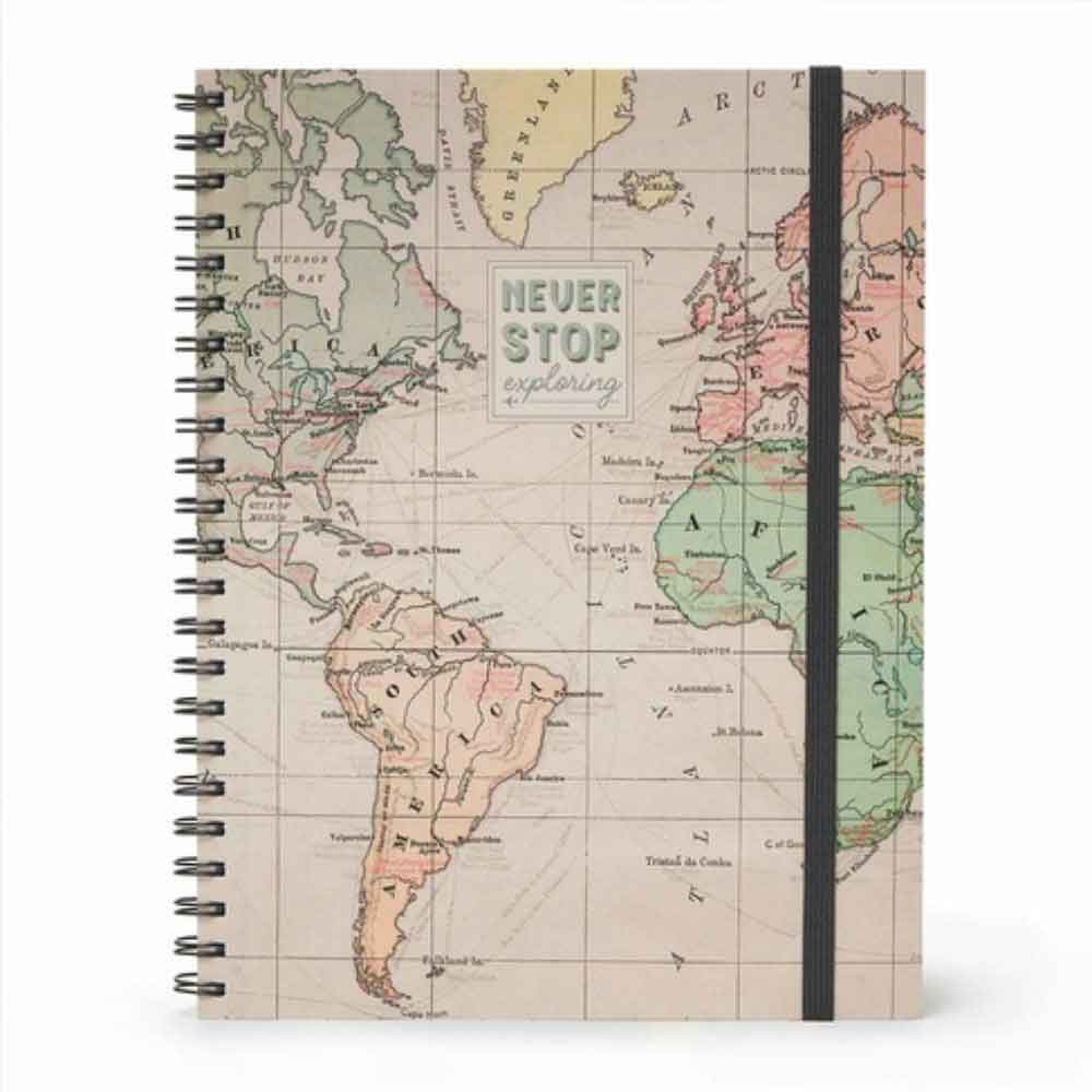 Trio 3 In 1 A4 Notebook With Spiral - Travel