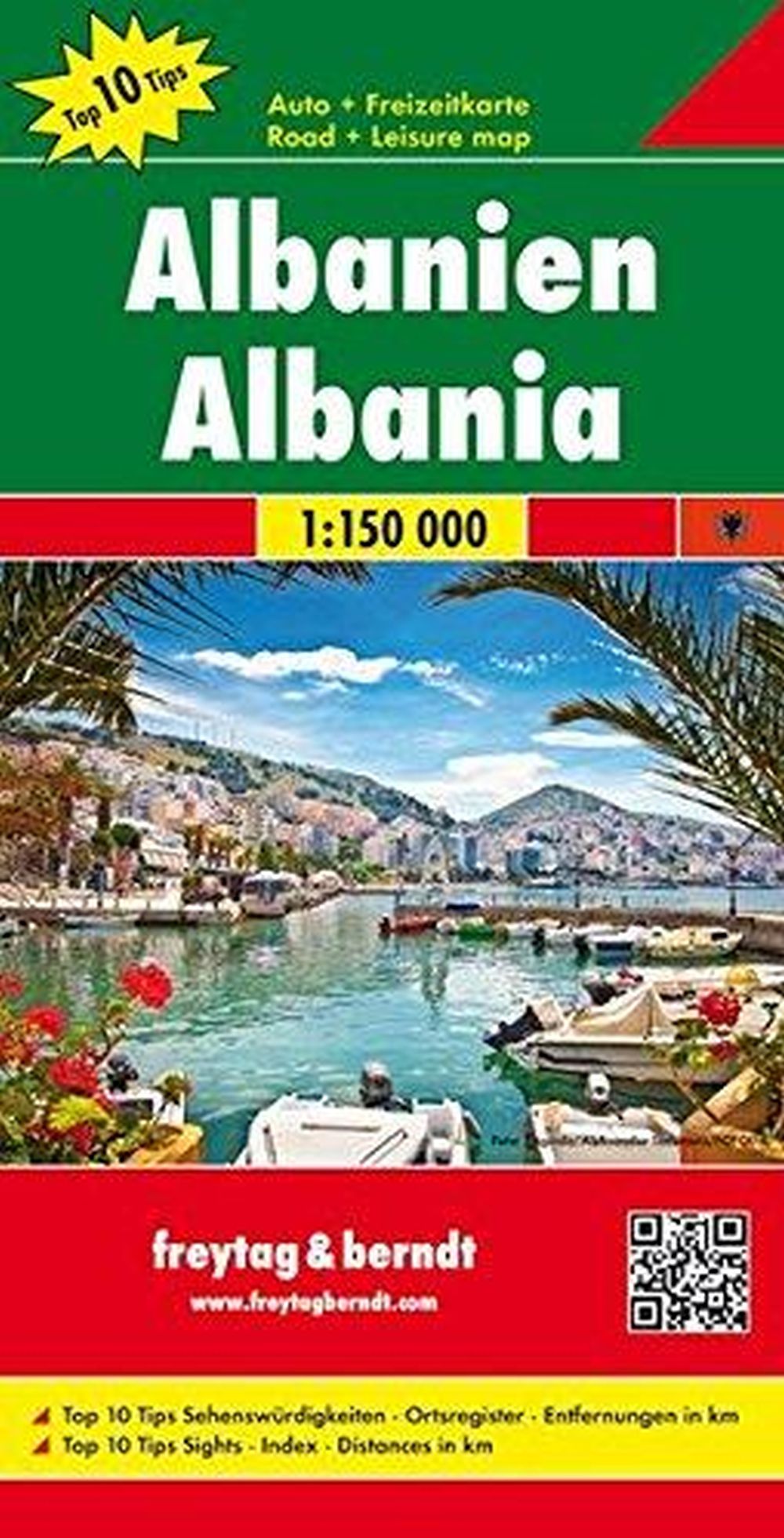 Albania Map 1:150000