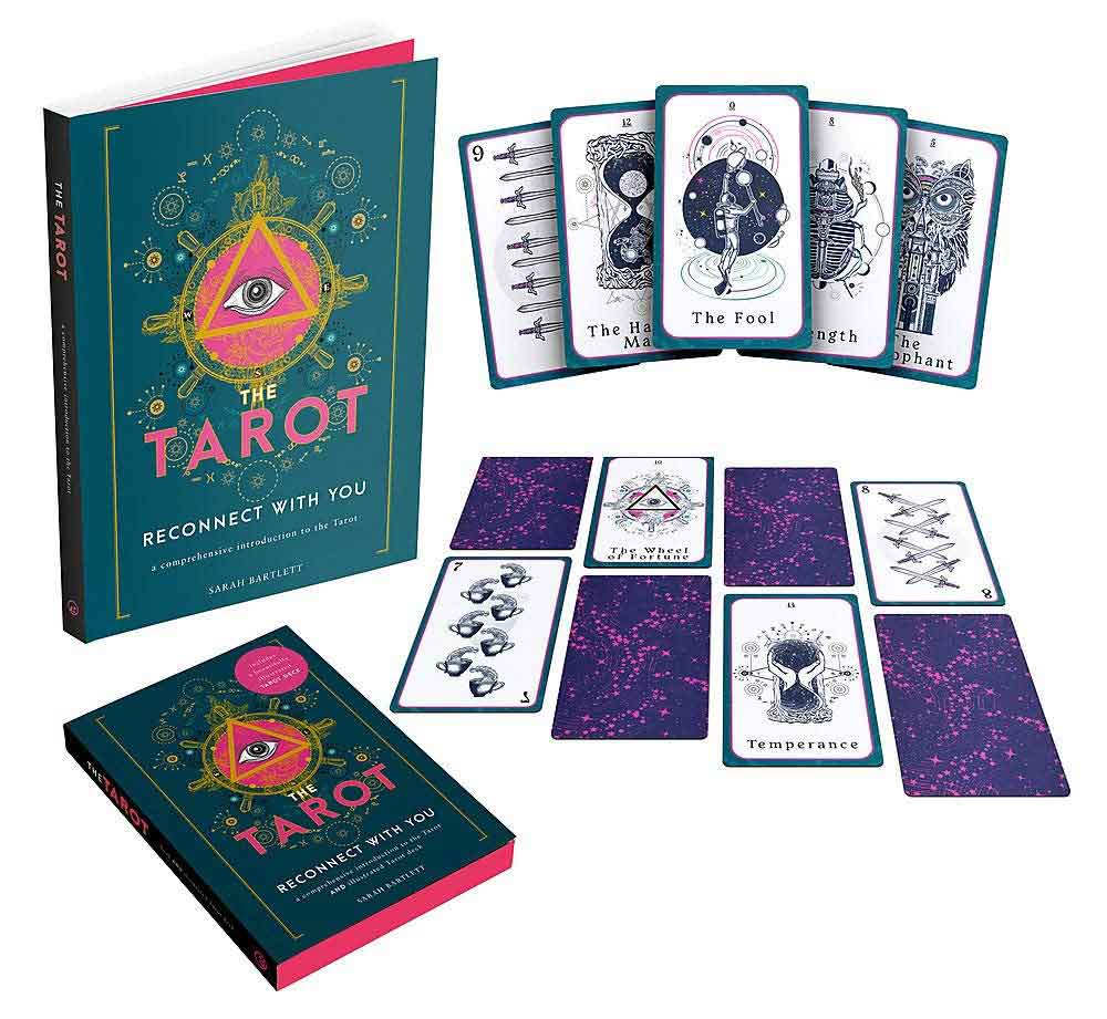 THE TAROT BOOK AND CARD DECK: RECONNECT WITH YOU: A COMPREHENSIVE INTRODUCTION TO THE TAROT WITH AN ILLUSTRATED TAROT DECK