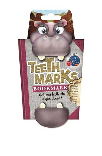 Teeth Bookmark Hippo