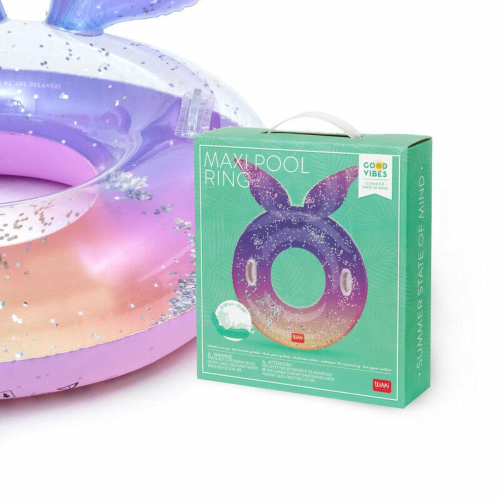 INFLATABLE MAXI POOL RING - RABBITS