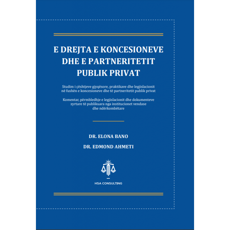 E Drejta E Koncensioneve Dhe E Partneritetit Publik Privat