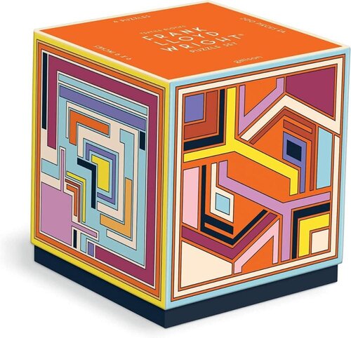 FRANK LLOYD WRIGHT TEXTILE BLOCKS SET OF 4 PUZZLES