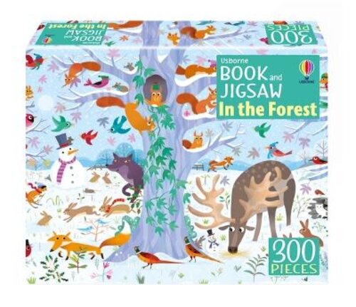USBORNE BOOK AND JIGSAW IN THE FOREST