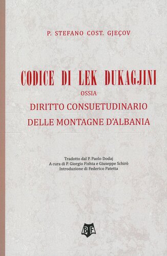 CODICE DI LEK DUKAGJINI