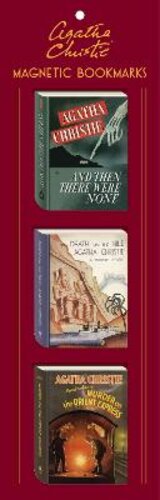 AGATHA CHRISTIE MAGNETIC BOOKMARKS
