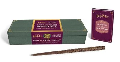 HARRY POTTER: HERMIONE GRANGER LIGHT AND SOUND WAND SET: PLAYS 12 SPELLS IN HERMIONE