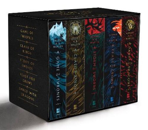 GEORGE R. R. MARTIN‘S A GAME OF THRONES 5-BOOK BOXED SET (SONG OF ICE AND FIRE SERIES)