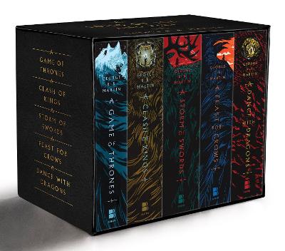 GEORGE R. R. MARTIN‘S A GAME OF THRONES 5-BOOK BOXED SET (SONG OF ICE AND FIRE SERIES)