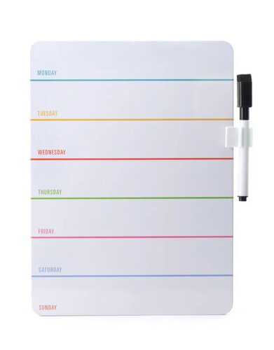 DRY ERASE BOARD WEEKLY