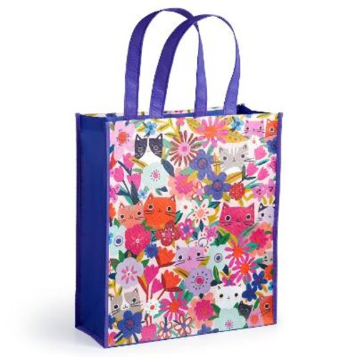 BLOOMING CATS REUSABLE SHOPPING BAG