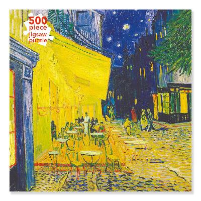 ADULT JIGSAW PUZZLE VINCENT VAN GOGH: CAFE TERRACE (500 PIECES): 500-PIECE JIGSAW PUZZLES