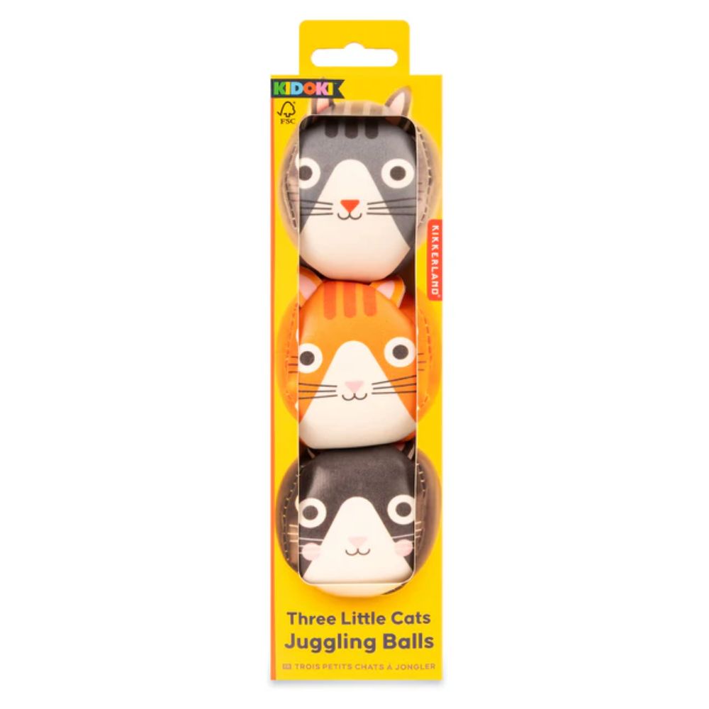 Cat Juggling Balls