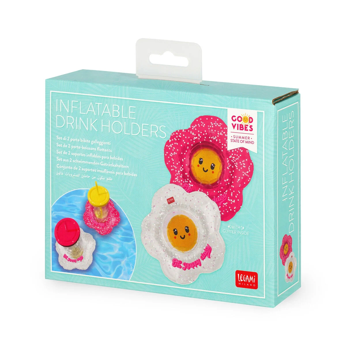 INFLATABLE DRINK HOLDER - DAISY