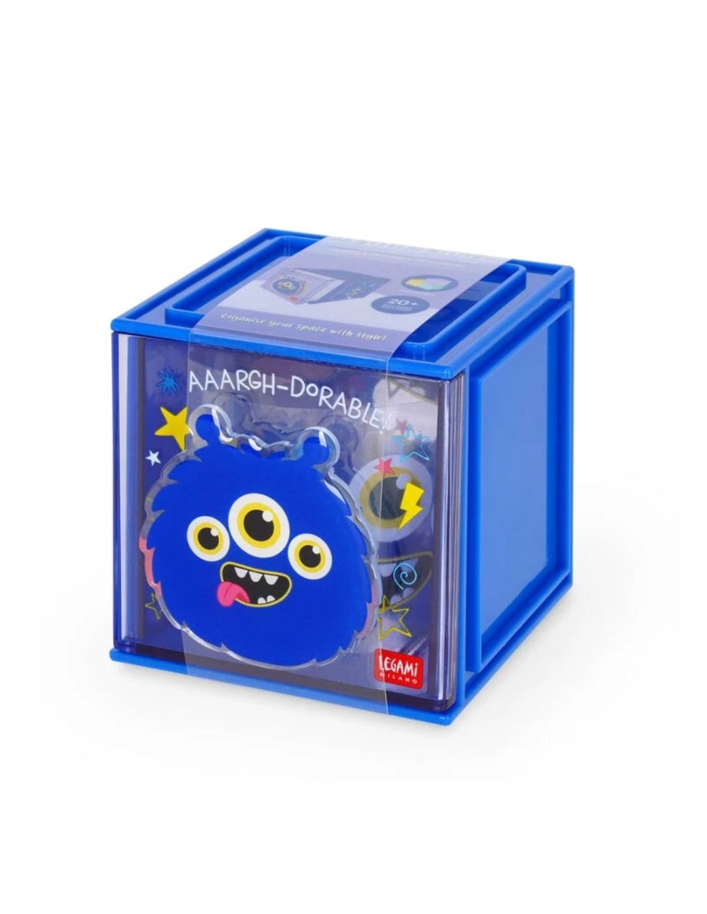 ADJUSTABLE DESK ORGANISER - CUTIE CUBE - MONSTER
