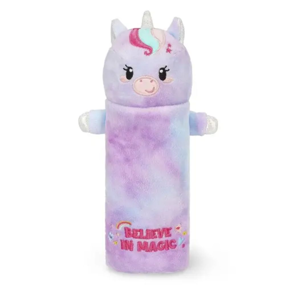 PLUSH PENCIL CASE - SUPER SOFT! - UNICORN