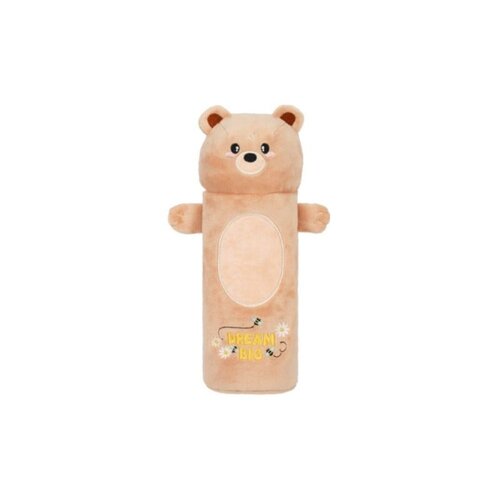 PLUSH PENCIL CASE - SUPER SOFT! - TEDDY BEAR
