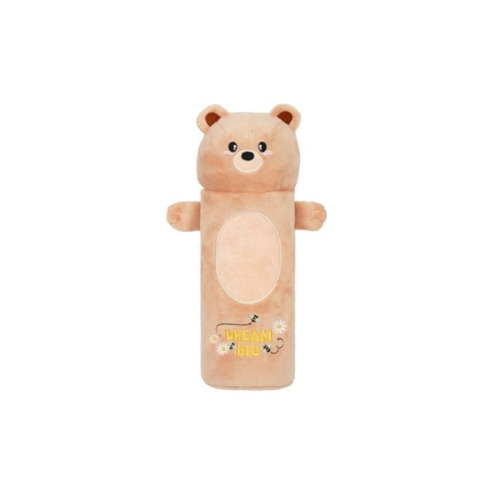PLUSH PENCIL CASE - SUPER SOFT! - TEDDY BEAR