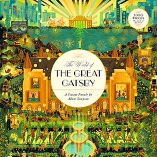 THE WORLD OF THE GREAT GATSBY: A 1000-PIECE PUZZLE BY ADAM SIMPSON