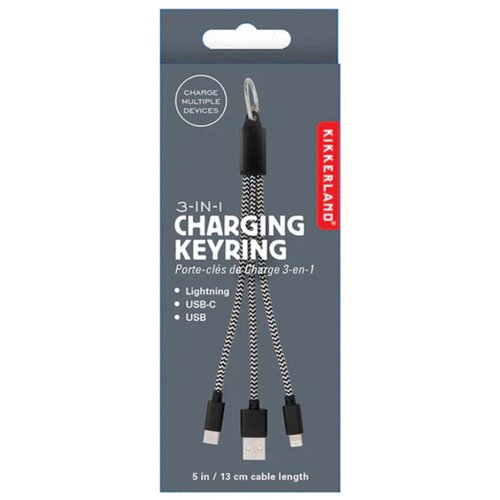 3-in-1 Charging Keyring