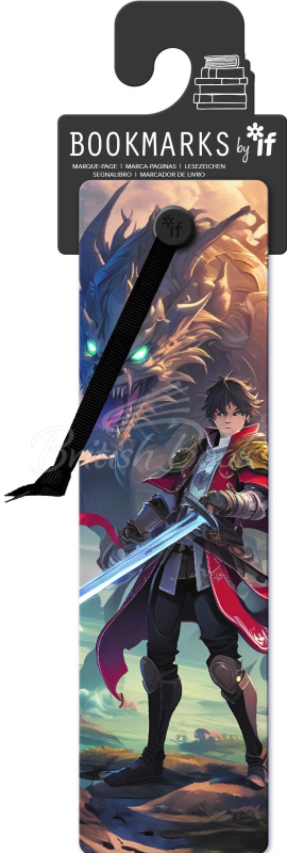Manga Bookmarks - Warrior & Dragon