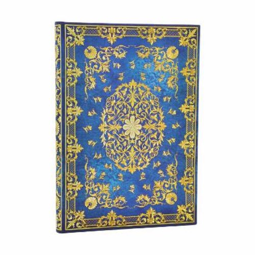 SILK SKY (GUIDING STAR) MIDI LINED HARDCOVER JOURNAL (ELASTIC BAND CLOSURE)