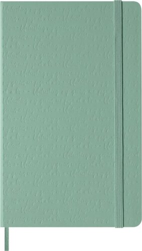 NOTEBOOK PLAIN LARGE SAGE GREEN+TEXT HARD