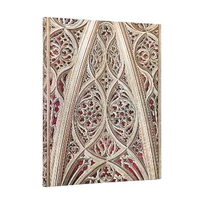 VAULT OF THE MILAN CATHEDRAL (BURGUNDY) (DUOMO DI MILANO) ULTRA UNLINED SOFTCOVER JOURNAL (ELASTIC BAND)