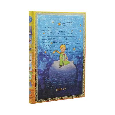 2027 SAINT-EXUPERY, THE LITTLE PRINCE (EMBELLISHED MANUSCRIPTS COLLECTION) MIDI 18-MONTH HARDCOVER DAYPLANNER (ELASTIC BAND CLOS