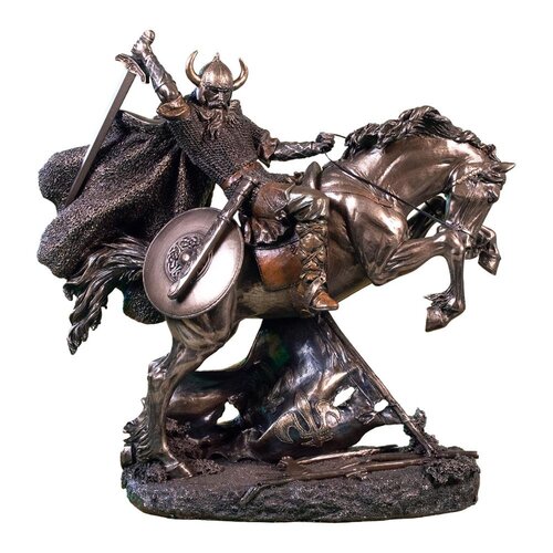 Viking on rearing Horse