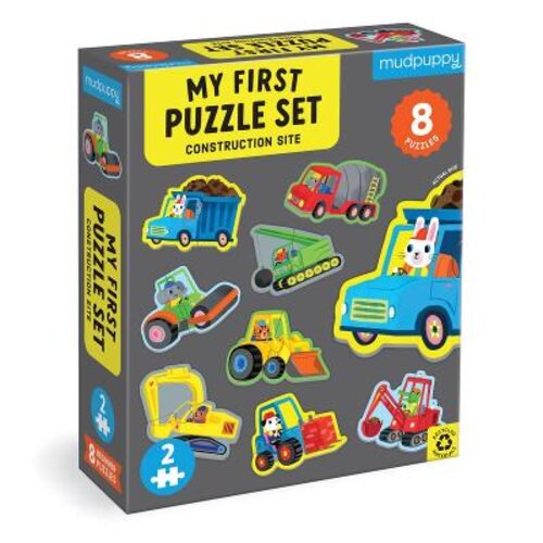 CONSTRUCTION SITE 2 PIECE MY FIRST PUZZLES