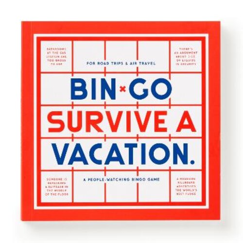 BIN-GO SURVIVE A VACATION BINGO BOOK