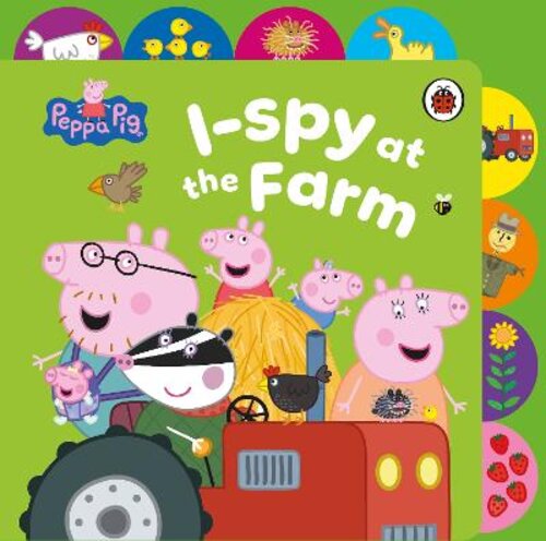 PEPPA PIG: I SPY AT THE FARM: TABBED BOARD BOOK