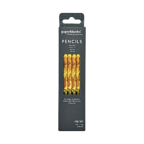 VAN GOGH SUNFLOWERS (EMBELLISHED MANUSCRIPTS COLLECTION) PENCIL (4 PACK)
