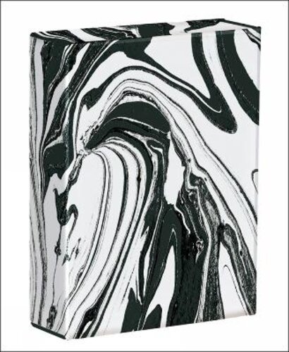 BLACK AND WHITE MARBLE PLAYING CARDS