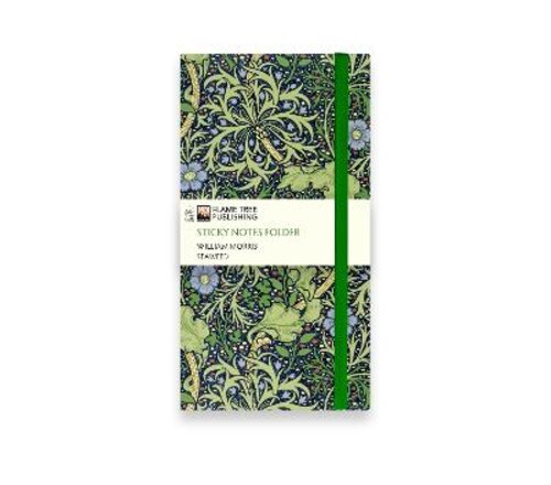 WILLIAM MORRIS: SEAWEED FLAME TREE STICKY NOTES FOLDER