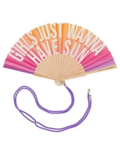 FOLDIN FAN - GIRLS JUST WANNA HAVE FUN