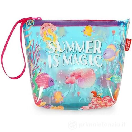 BEACH POUCH - SUMMER IS MAGIC