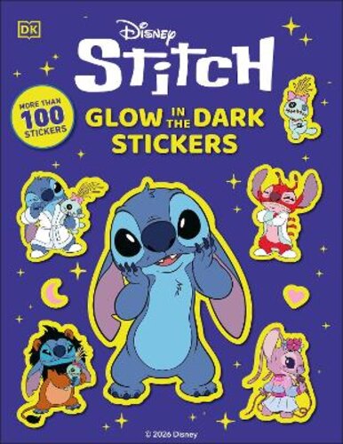 DISNEY STITCH GLOW IN THE DARK ULTIMATE STICKER BOOK