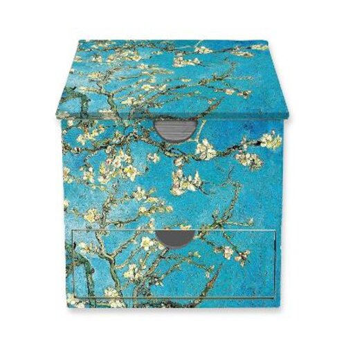 VINCENT VAN GOGH: ALMOND BLOSSOM FLAME TREE MEMO BOX WITH DRAWER