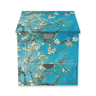 VINCENT VAN GOGH: ALMOND BLOSSOM FLAME TREE MEMO BOX WITH DRAWER
